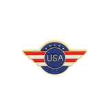 USA Flag Lapel Pin Cute Coat of Arms of United States American Map Flag National Emblem Brooch Button Badges Lapel Pins