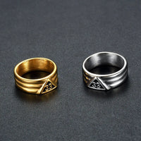 Stainless Steel Ring Arabic Numeral 33 Design Men's and Women's Titanium Steel Ring Small Ring
