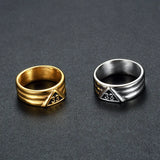 Stainless Steel Ring Arabic Numeral 33 Design Men's and Women's Titanium Steel Ring Small Ring