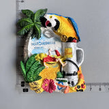 Fridge magnet Mexico Cancun Tourist Souvenirs Los cabos Margaritaville Chichen Itza Magnetic Refrigerator Stickers Home