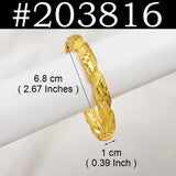 Anniyo 1Piece Alloy Bracelets for Women Ethiopian Bangles Jewelry African Arab Birthday Party #203016