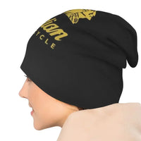 Indians Motorcycle Warm Knitted Cap Fashion Bonnet Hat Autumn Winter Outdoor Beanies Hats for Unisex Adult