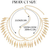 Bridal Wedding Headdress Fashion Bohemia Gold Color Leaf Imitation Pearl Tassel Indian Head Chain Jewelry