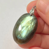 Pendant Natural Stone Irregular Shape Blue Purple Labradorite Pendant for Women Men Jewelry 1Pcs