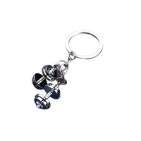 New Mini Metal Dumbbell Keychain For Man Double Dumbbell Gym Mobile Backpack Hanging Accessories Keychain Party Gift