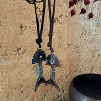 Cute Fish Bones Vintage Women Pendant Fashion Trendy Elegant Jewelry Unique Party Gifts Exquisite Accessories Personality QD317