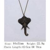 Birthday Gifts Necklace 45Cm Or 70Cm Long Chain Elephant Neck Decoration Choker Neck