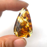 Yoowei Natural Piebald Amber 100% Genuine Unique Pendant Necklace Diy New Oval Water Drop Fashion Jewelry Original Reiki Stone