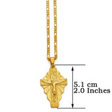 Anniyo 6 Model The Cross Pendant Chain Necklaces Men Women Girls Guam Hawaii Micronesia Chuuk Marshall Jewelry Crosses #217206