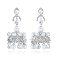 Gypsy Jewelry Retro Ethnic Indian Jhumka Crystal Small Bells Beads Drop Tassel Earrings Women Bohemian Statement Jhumki Tribal