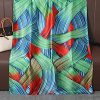 Soft Large Size Silk Scarf Women's Fashionable Lightweight Luxury Spring Autumn Popular New Style Simulation Silk Shawl