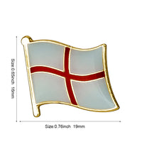 National Flag Metal Pin Badge Decorative Brooch Pins for Clothes Brooch Jewelry Rozetten Papier