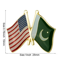 Pakistan Flag Badge Brooch Natinal Lapel Pins Flag Lapel Pins Country Flag Badge