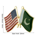 Pakistan Flag Badge Brooch Natinal Lapel Pins Flag Lapel Pins Country Flag Badge