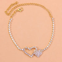 Women's Charm Metal Pearl Anklet Golden Multilayer Foot Chain Bohemia Fashion Rhinestone Ankle Bracelet Beach Jewelry Accessory