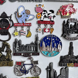 Metal Fridge Magnets Thailand Monaco Seattle Dubai Brugge Egypt Oman Austria Munchen Berlin Krakow Germany Prague Switzerland