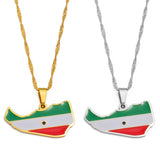 Anniyo Somaliland Pendant Necklaces for Men Women Gold Color Jewelry #263421