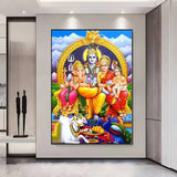 Indian Hindu Goddess Lord Hanuman Poster HD posters Self adhesive waterproof ideal for living room bedroom bar decoration