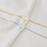 2025 Jehovah Yahweh Hebrew Alphabet YHWH Chai Bracelet Stainless Steel Amulet Messianic Jewish Religion Jewelry Bangle #506562