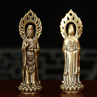 Buddha Guanyin Statue Bodhisattva Buddha Statue Desktop Decoration Handicraft Buddhist Decor