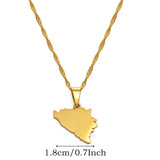 Anniyo 1.8CM Small Size Bosnia and Herzegovina Map Pendant Necklaces Women Girls Charm Bosna Hercegovina Maps Jewelry #147021