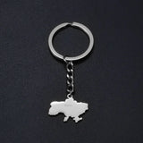 Anniyo Ukrainian Keychain Ukraine Key Ring Ukrainian Jewelry Key Chains for Women Men #000150