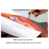 Indian Hindu Goddess Lord Hanuman Poster HD posters Self adhesive waterproof ideal for living room bedroom bar decoration