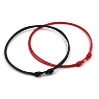 Rope Anklet Black Red Color Adjustable Bracelet Classic Men Women Summer Barefoot Sandals Anklet Jewelry
