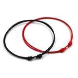 Rope Anklet Black Red Color Adjustable Bracelet Classic Men Women Summer Barefoot Sandals Anklet Jewelry