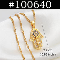 Anniyo Butterfly Mary Guadalupe Cross Butterfly Hamsa Charms Pendand Necklaces Wedding Party African Hawaiian Jewelry @@100040