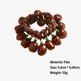 Natural Hand Bell Nut Shell Meditation Outdoor Wind Chimes Sound Healing Bells Diapason Ethnic Musical Instruments Percussion