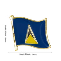 300+Different World Flag Badge Country Flag Pin Lapel Pins Brooch