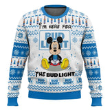Mickey Mouse Anime Ugly New Year Christmas Gift Merry Christmas New Year's Eve New Men's and Women's Hoodies Sportswear