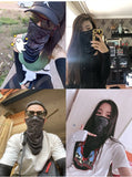Retro Moto Cycling Sunscreen Mask Motorcycle Headscarf Summer Anti-UV Outdoor Neck Head Cover Riding Face Shield Sport Headwrap