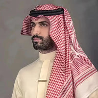 Muslim Hats Turban Arab Keffiyeh Head Scarf Muslim Scarf Caps For Men Muslim Prayer Cap Hijab Islamic Hat Headwear Head Wrap