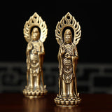 Buddha Guanyin Statue Bodhisattva Buddha Statue Desktop Decoration Handicraft Buddhist Decor