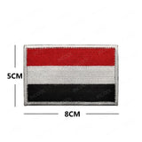 Saudi Arabia Qatar Palestine Egypt Turkey Oman UAE Yemen Iraq Syria Kuwait Lebanon Afghanistan Flags Embroidered Patches Badges