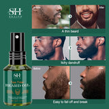 Sevich  Tea Tree Growth Beard Oil Fast Effective Beard Growth And Clean Skin Thick & Supple Beard Care Essence For Men 30ml
