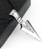 Arrow Pendant Necklace Hip Hop Style Stacktable Stainless Steel Chain Silver Color Simple Vintage Neck Jewelry For Men Women