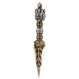 Vintage Vajvakilaka Pendant Necklace For Men Women Jewelry Trendy Gold Silver Collision Amulet Necklace Male Gift