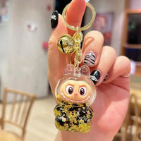 Acrylic Keychain with Flowing Sand Toy Figure Bag Accessory Cute Blind Box Decoration Gift Key Chain from Mainland China