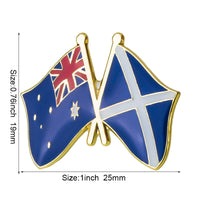 Scotland Flag Laple Pin Badge Brooch