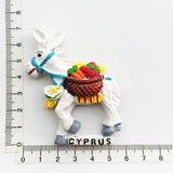 Europe Cyprus 3D Flavour Fridge Magnet Tourist Souvenirs Refrigerator Magnetic Stickers Travel collection Gift