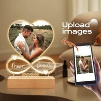 Anniversary Women Men Couples Gifts Custom Photo Love Frame Personalized Acrylic Plaque Valentine's Day Giftware for Him Her