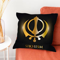 Sikh Khanda Sikhism Pillow Case Pillow Case Living Room Sofa Cushion Cover Suitable For Home Bedroom Room Decoration
