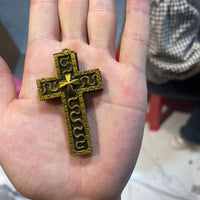 Exquisite Double-layered Cross Snake-shaped Pendant Necklace For Men Women Personalized Punk Necklace Jewelry Accessories Gifts