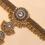Ethnic Vintage Crystal Decoarion Bracelet For Women Bijoux Ethnic Handmade Metal Beads Tassel Hand Bracelets Jewellery