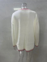 Warm Knitted Sweater Mujer for Women, Perfect for Christmas