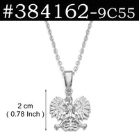 Anniyo Poland Symbol Eagle Pendant Necklaces for Women Men,Polska Poles Jewelry #384106