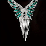 Luxurious Tassel Jewelry Set for Women Necklace Earrings Elegant Style Perfect for Weddings Parties and Special Occasions